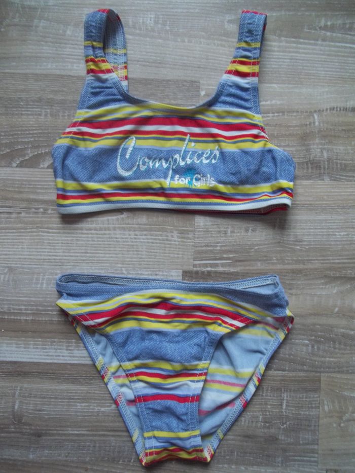 Maillot bain 2 pièces rayé Complices