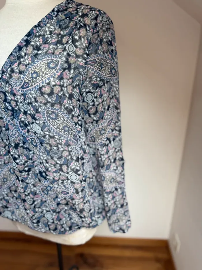 Superbe blouse fluide fleurie Esprit 🌸 L 40 - photo numéro 4
