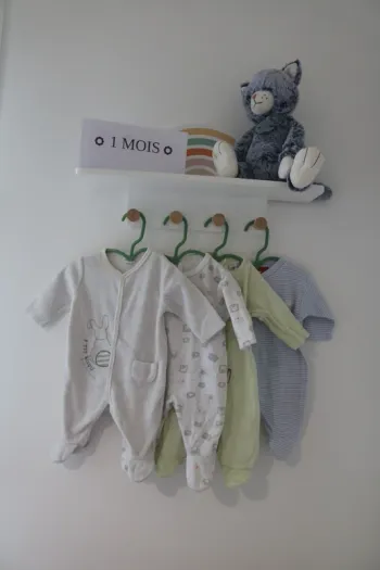 Lot pyjamas hiver garçon 1 mois