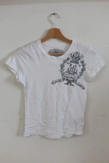 C57 t-shirt blanc Ralph Lauren XS