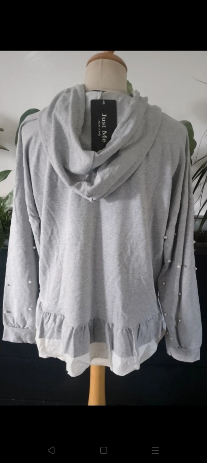 Pull avec capuche neuf Made In Italy - photo numéro 5