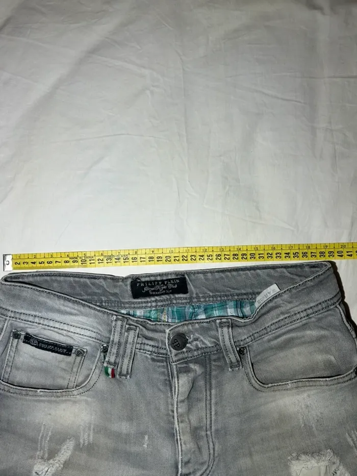 Short en jean Philipp plein - photo numéro 7