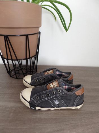 Baskets basses en denim sans lacets