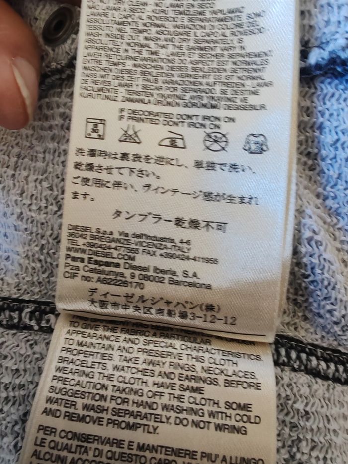 Gilet Diesel Gris Taille S - photo numéro 6
