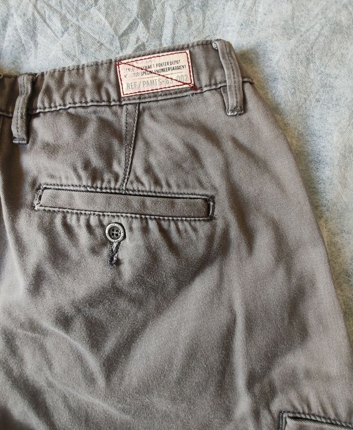Chino gris marron Freeman T Porter Taille 39 - photo numéro 6