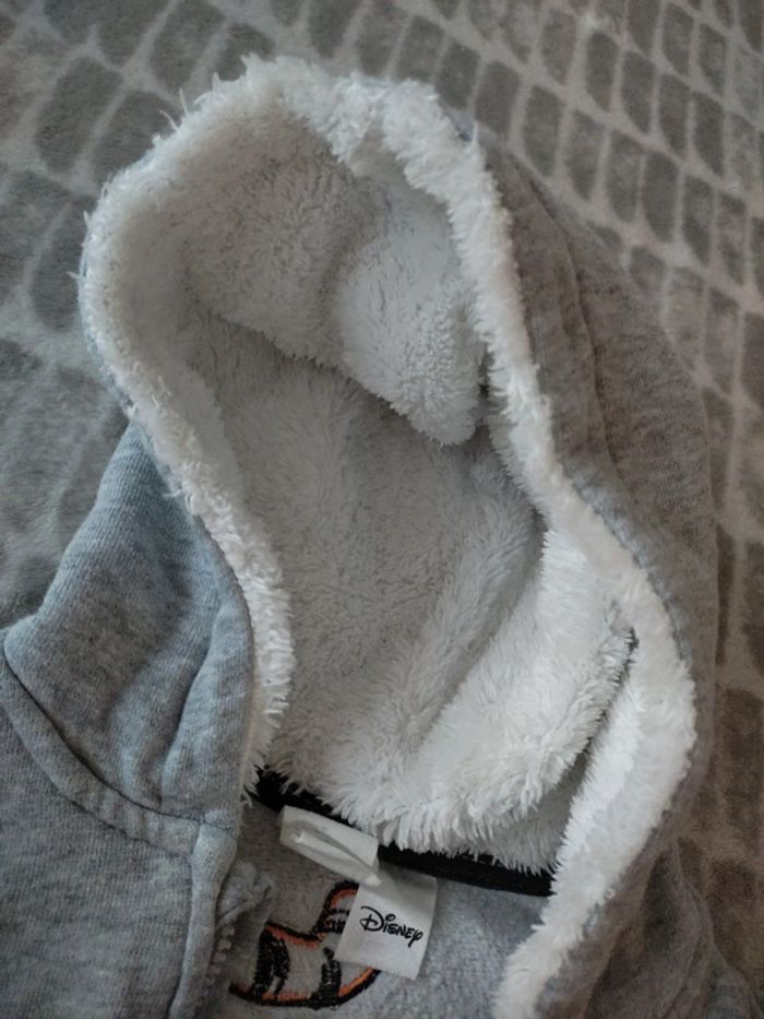 Gilet veste grise Tigrou Disney H&M 3 mois - photo numéro 3