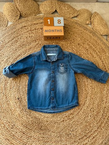 Chemise jean 18 mois