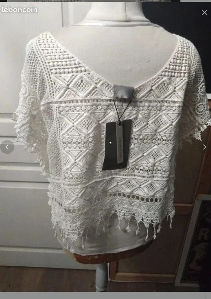 Pull d'été bohème neuf t 36 38 vero moda - photo numéro 2
