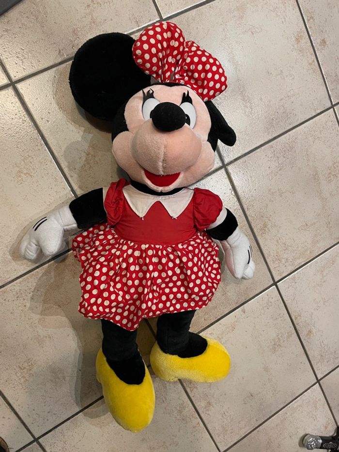 Grande peluche Minnie Mouse vintage (hauteur environ 60cm) - photo numéro 3