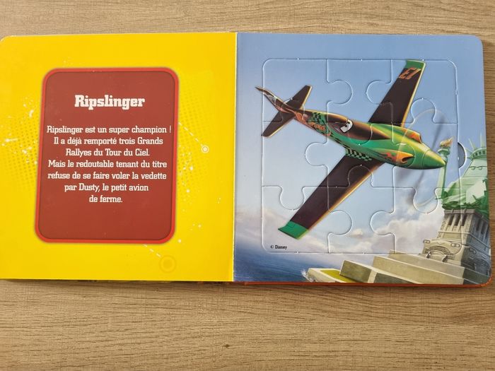 Livre puzzle plane - photo numéro 4