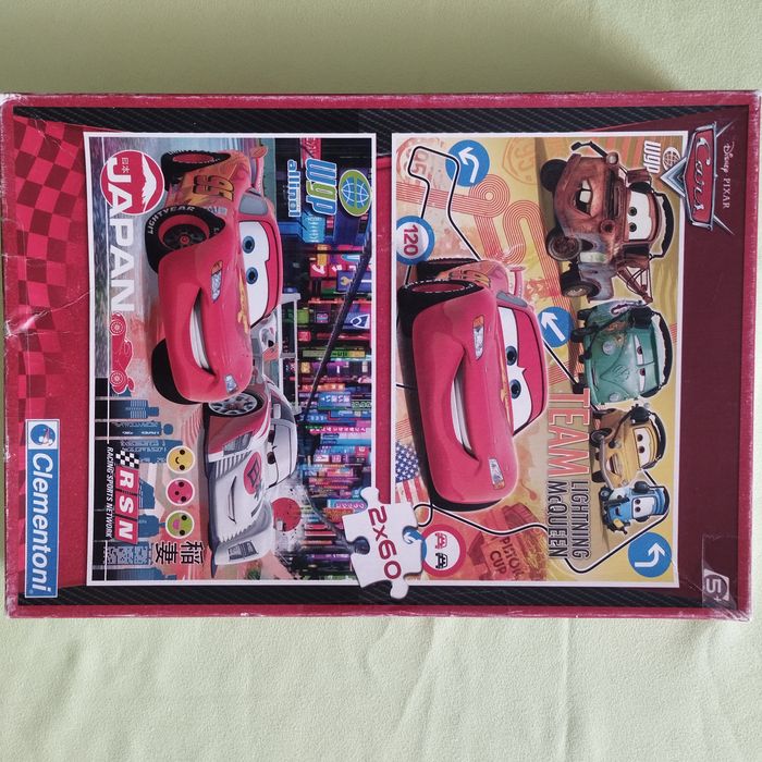 2 Puzzles Cars Disney Pixar