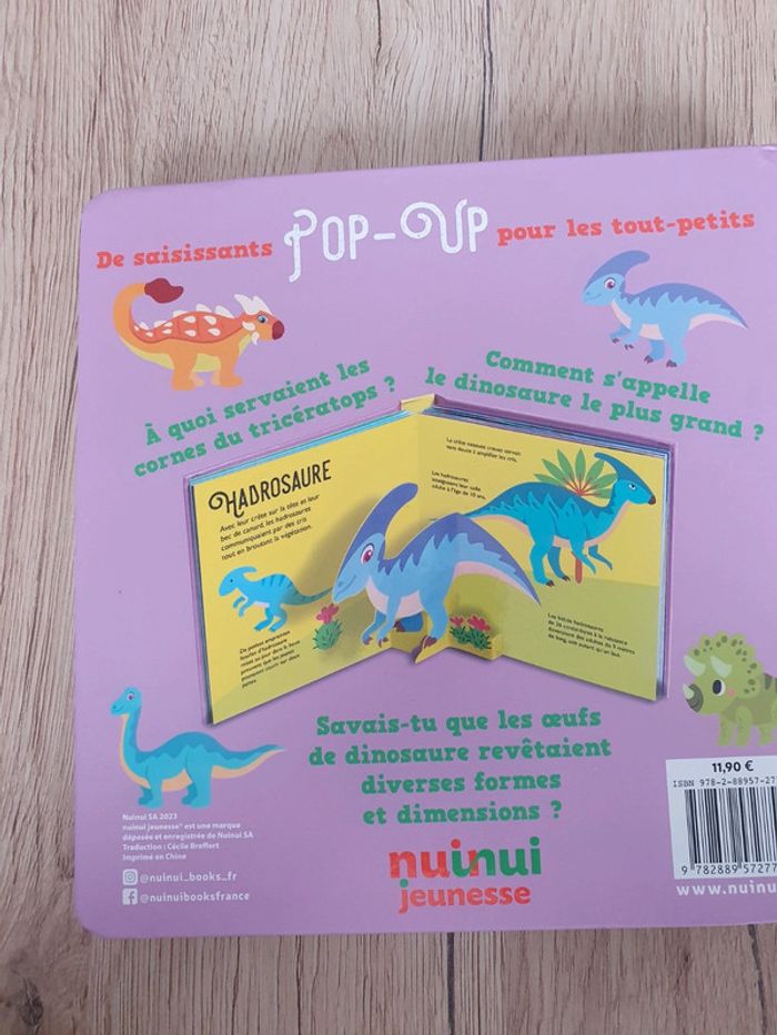Livre pop-up bébés dinosaures - photo numéro 2
