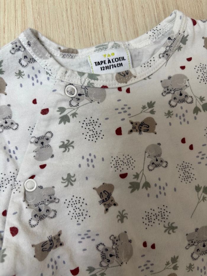 Pyjama léger été Tape à l’œil taille 12 mois - photo numéro 3