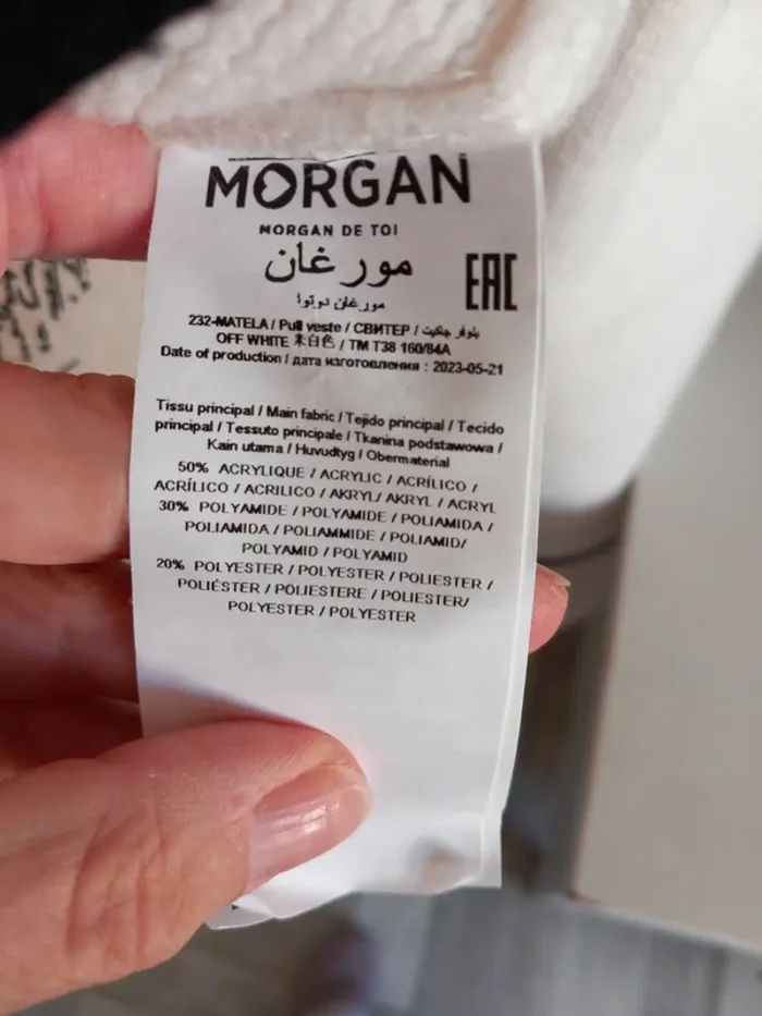 Gilet à capuche morgan - photo numéro 4