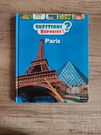 Livre pour enfants "questions réponses Paris"