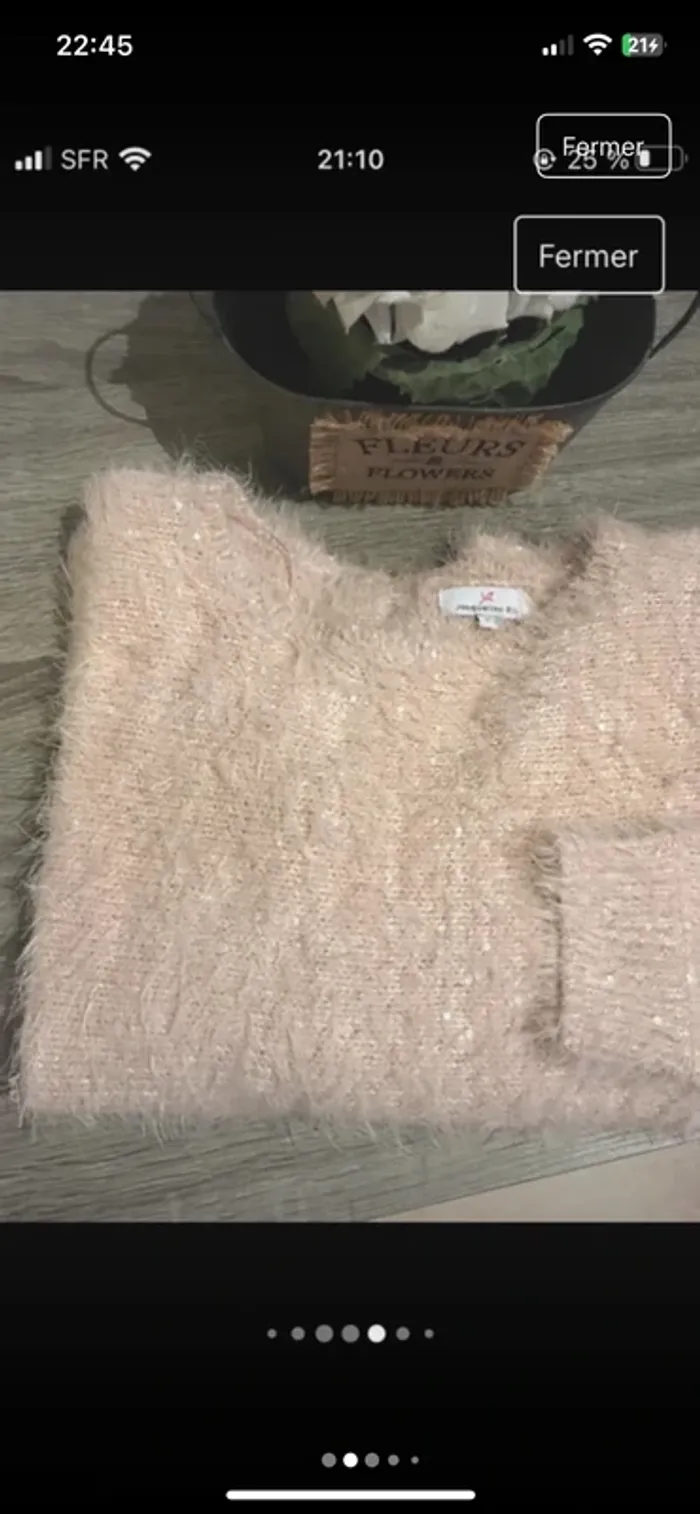 Magnifique pull En 38/40 tout doux tout chaud de marque Jacqueline Riu excellent état - photo numéro 3