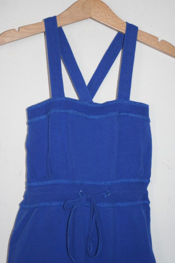 Robe à bretelle matière sweat - photo numéro 3