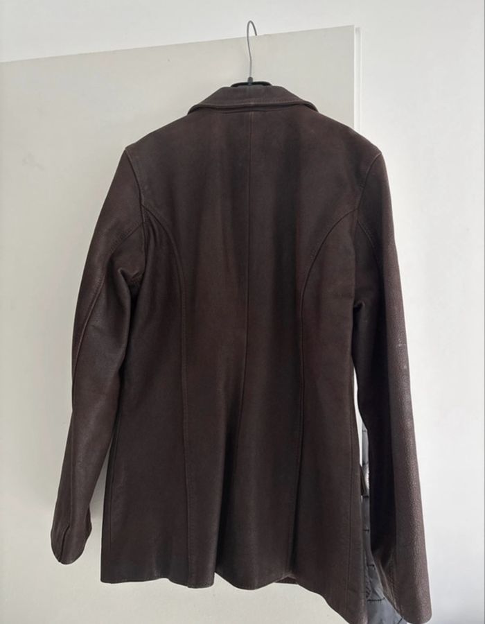Manteau en cuir