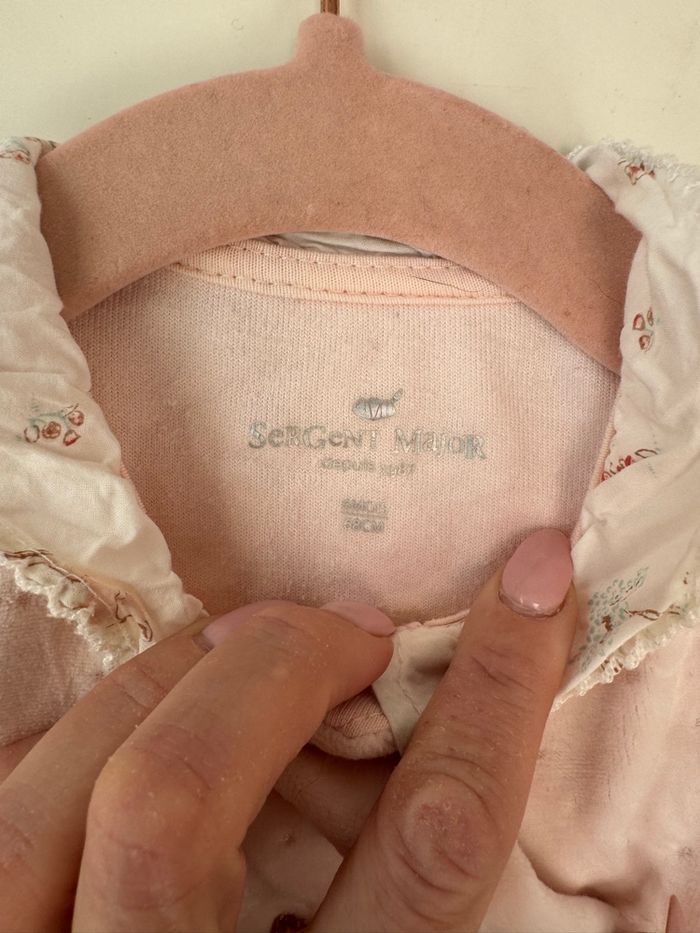 Lot de deux pyjamas, sergent Major en velours, 6 mois - photo numéro 5