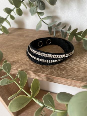 Superbe Bracelet double strass