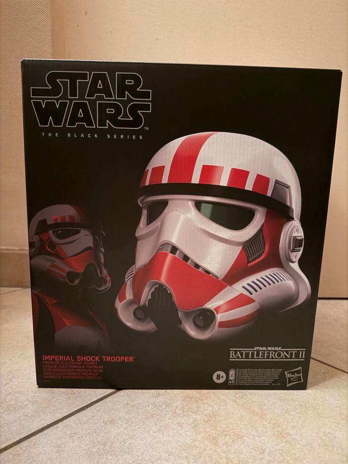 HASBRO – Star wars - Imperial Shock Trooper The Black Series Helmet. Neuf - photo numéro 2