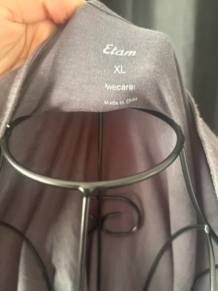 Débardeur gris – Etam – Taille XL – Très bon état - photo numéro 3