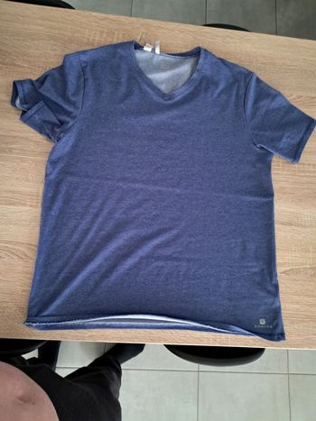 T shirt bleu homme