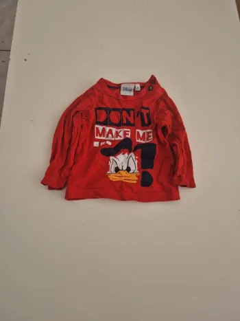 T-shirt à manches longues donald 3 mois