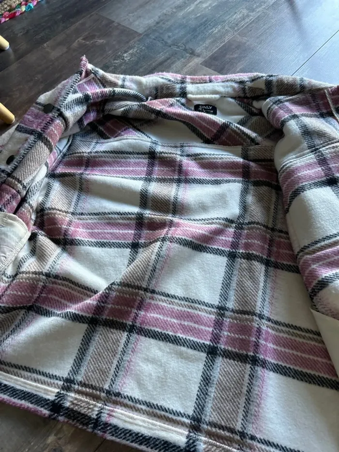 Veste chemise chaude carreaux - photo numéro 6
