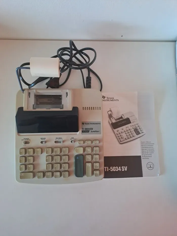 Calculatrice Ti-5034 sv - photo numéro 3