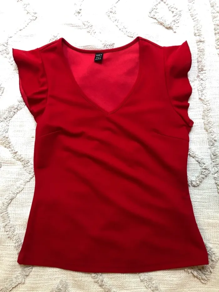 T-shirt rouge taille 36