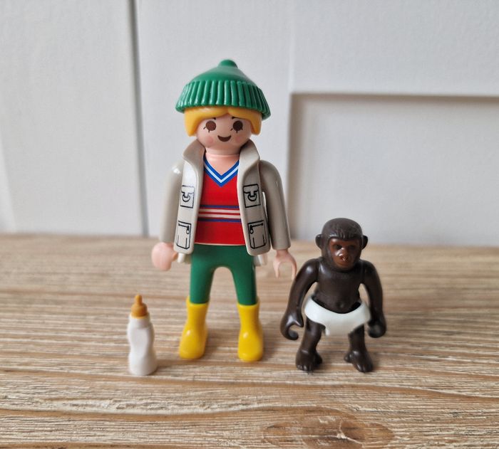 Playmobil 4757 Soigneur avec bébé gorille
