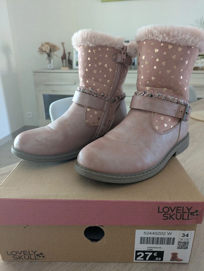 Bottes roses 34 très chaudes