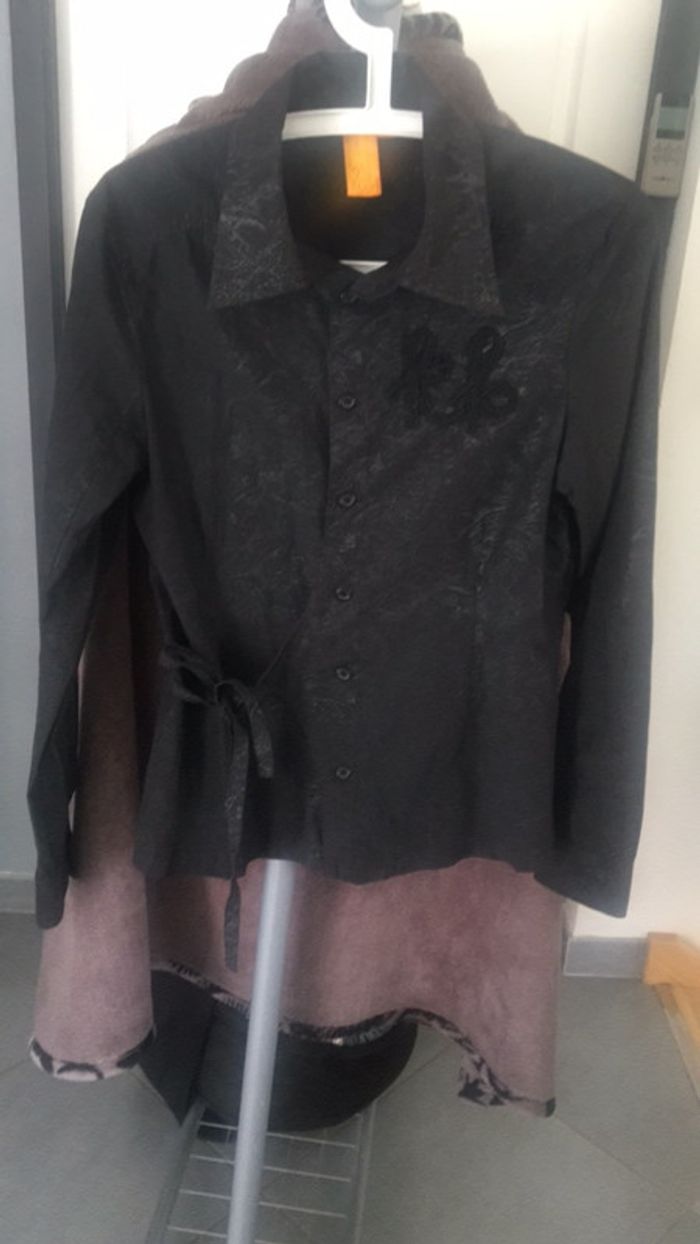 Chemise cache cœur avec lien et boutons kanabeach - photo numéro 2