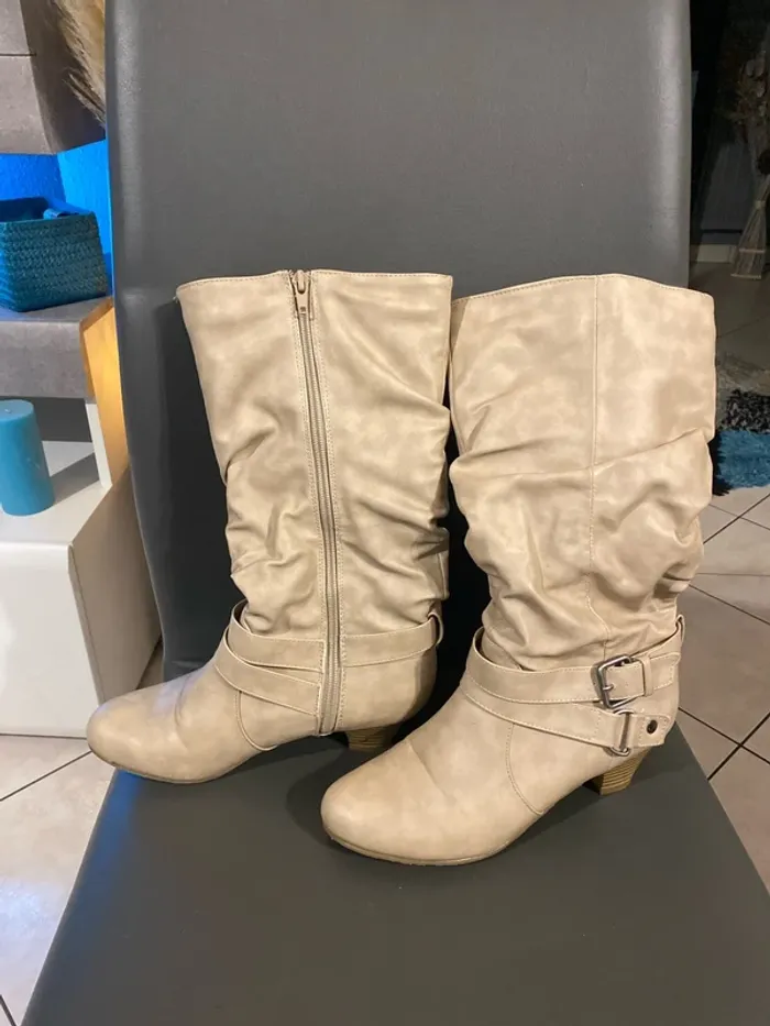 superbe botte beige Trend one 38