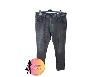 Jean Gris - Denim - Taille 46 - Parfait État.