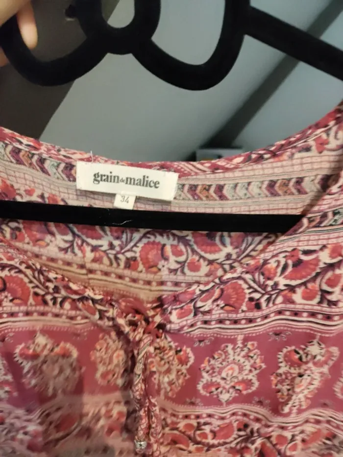 Blouse dentelle grain de malice 34-36 - photo numéro 3