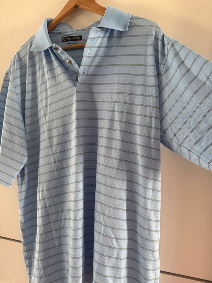 Polo leu à rayure - photo numéro 2