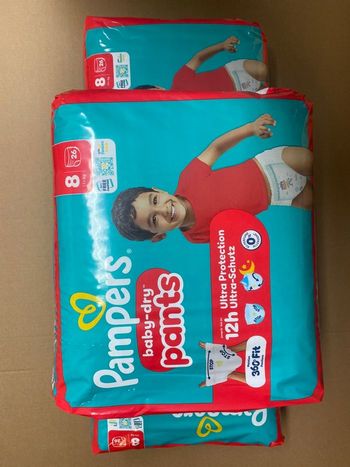 Couche Pampers pants taille 8