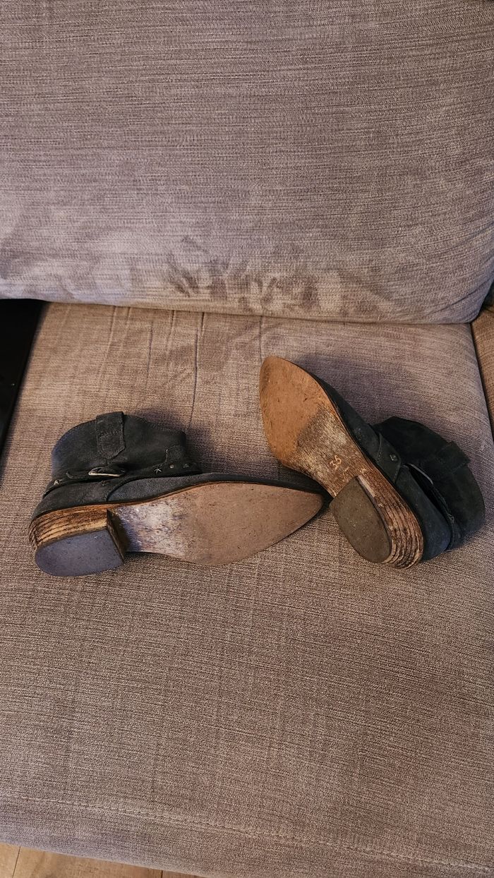 Bottines bleues - photo numéro 3