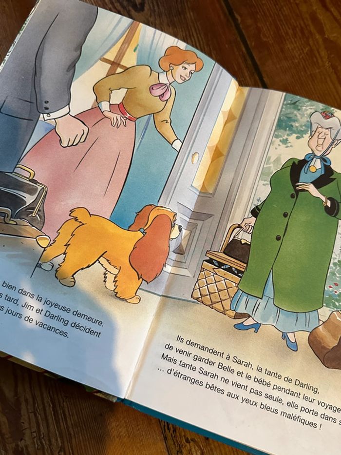 Livre ancien Walt Disney Mickey club du livre La belle et le Clochard chiens - photo numéro 4