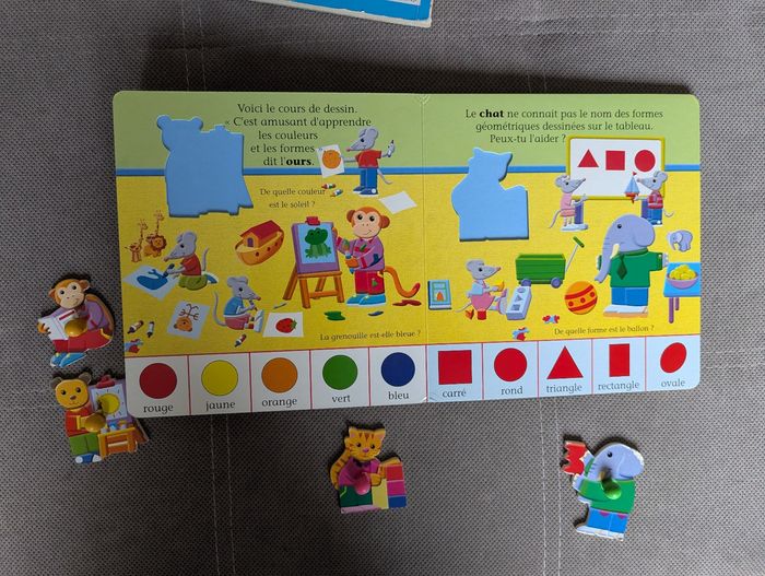Lot de 2 livres chiffres et formes - photo numéro 4