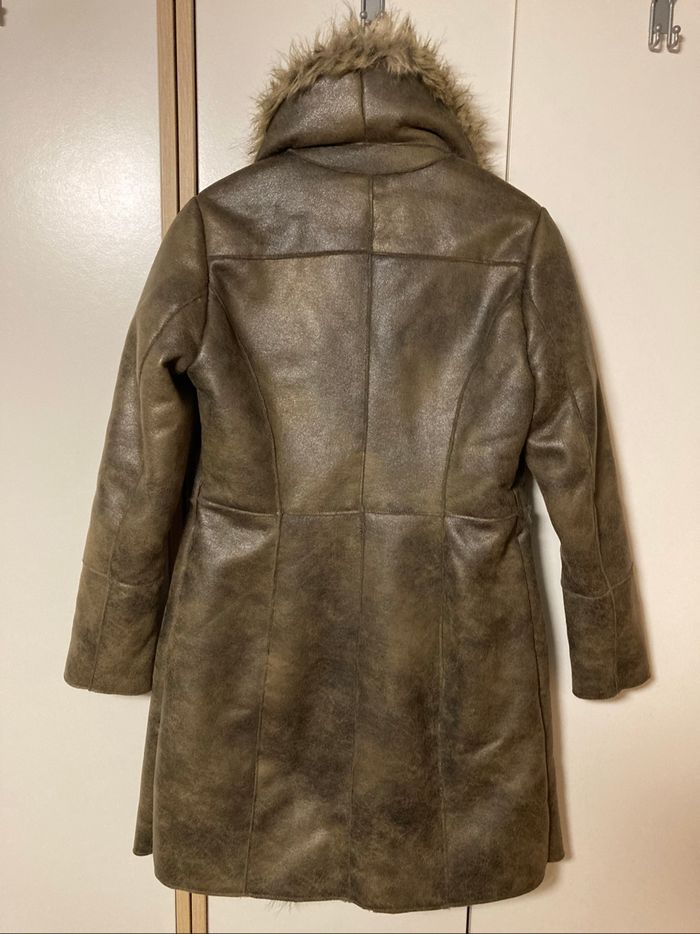 Manteau chaud doublé fourrure taille 40 - photo numéro 3