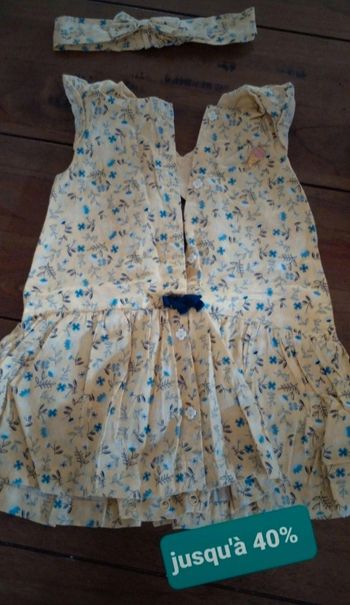 Robe et bandeau 12 mois
