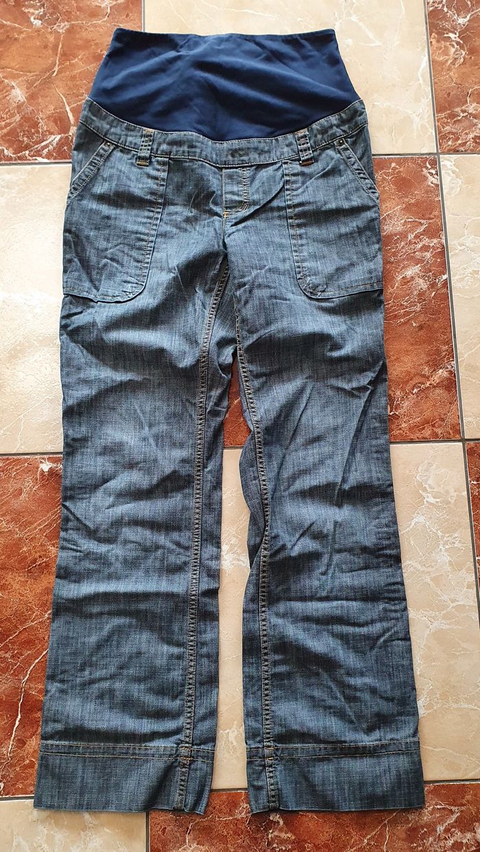 Pantalon de grossesse en jean noir