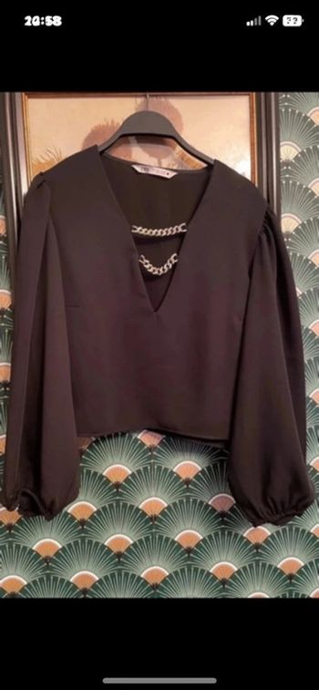 Belle blouse chaîne zara taille L