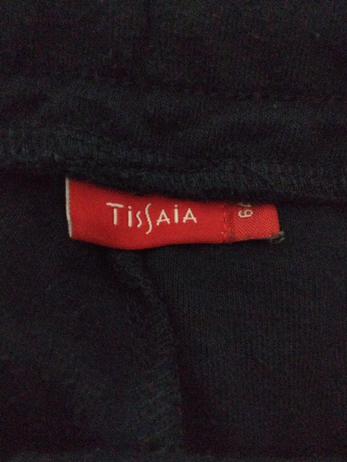 Pantalon de jogging bleu marine gris Tissaia 6ans - photo numéro 3