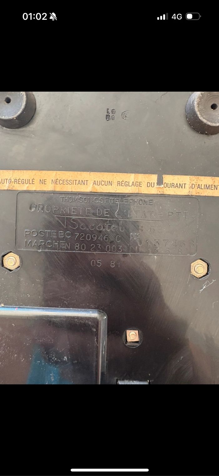 Téléphone à cadran rotatif - photo numéro 5