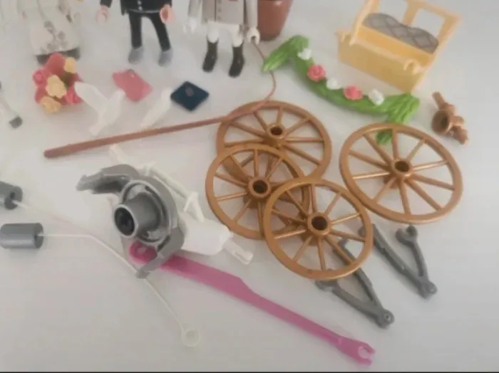 Playmobil piece détaché du 9427 carrosse et couple de mariés - photo numéro 5