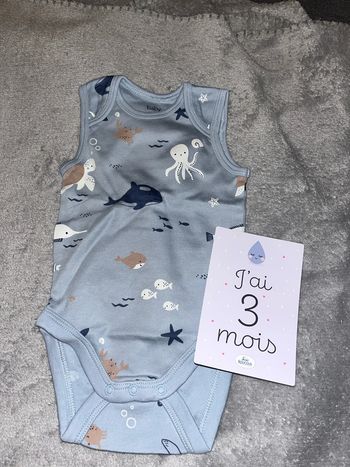 Body C&A animaux de la mer 2-3M